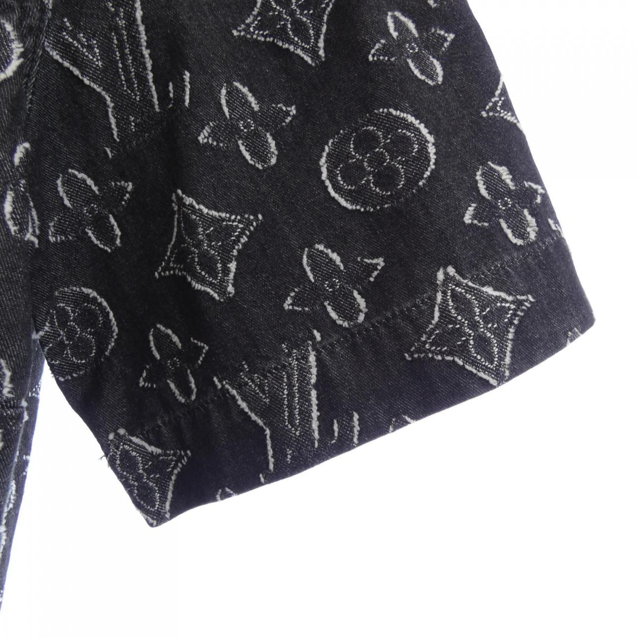 ルイヴィトン LOUIS VUITTON モノグラムショートスリーブシャンブレーシャツ HPS73WARS S／Sシャツ