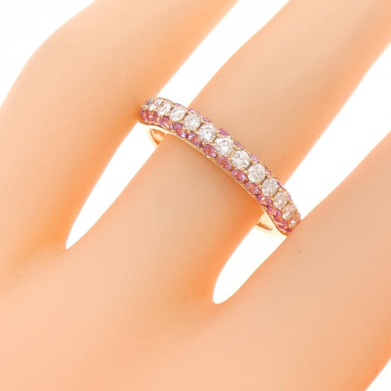 K18PG サファイヤ リング 0.61CT