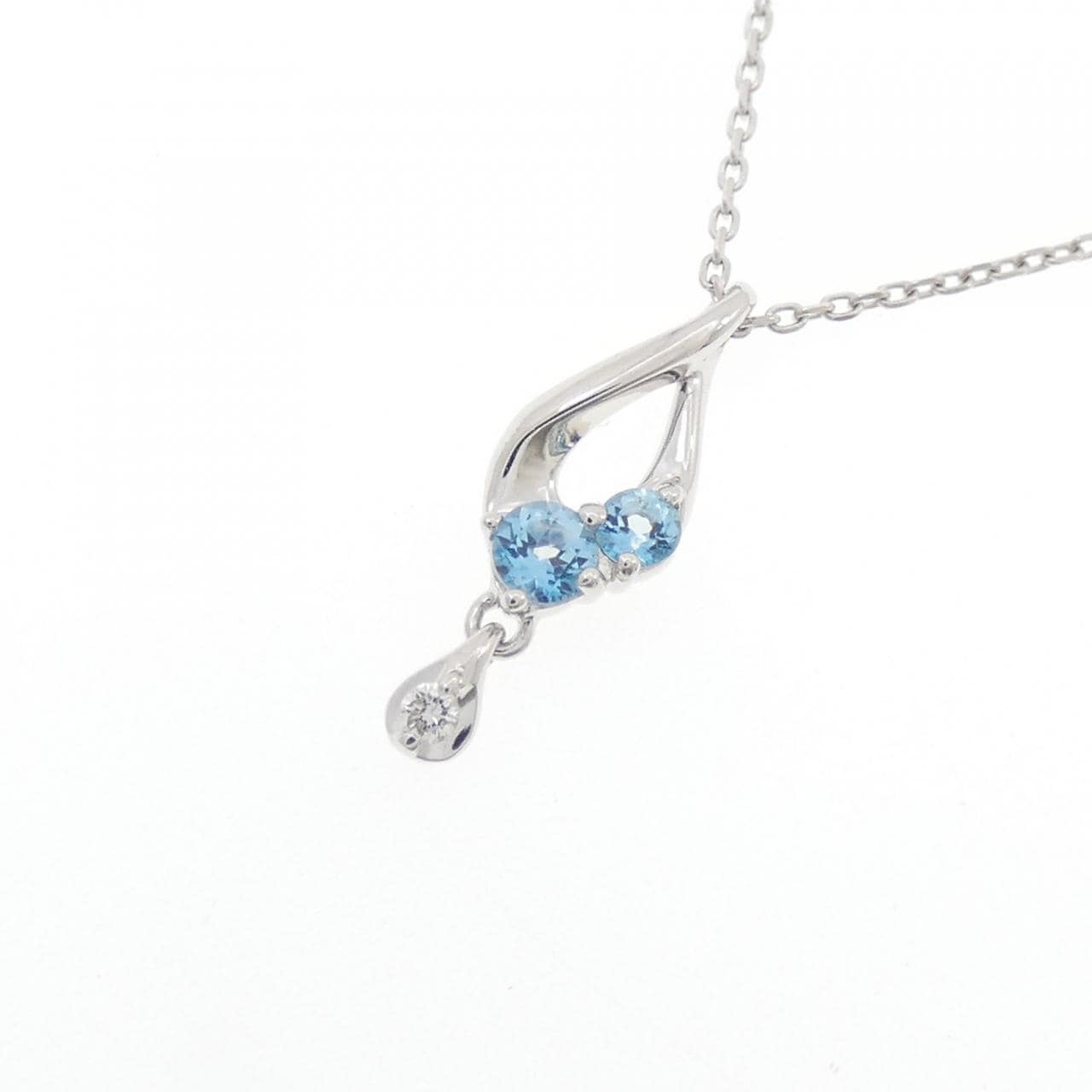 スタージュエリー ブルートパーズ ネックレス