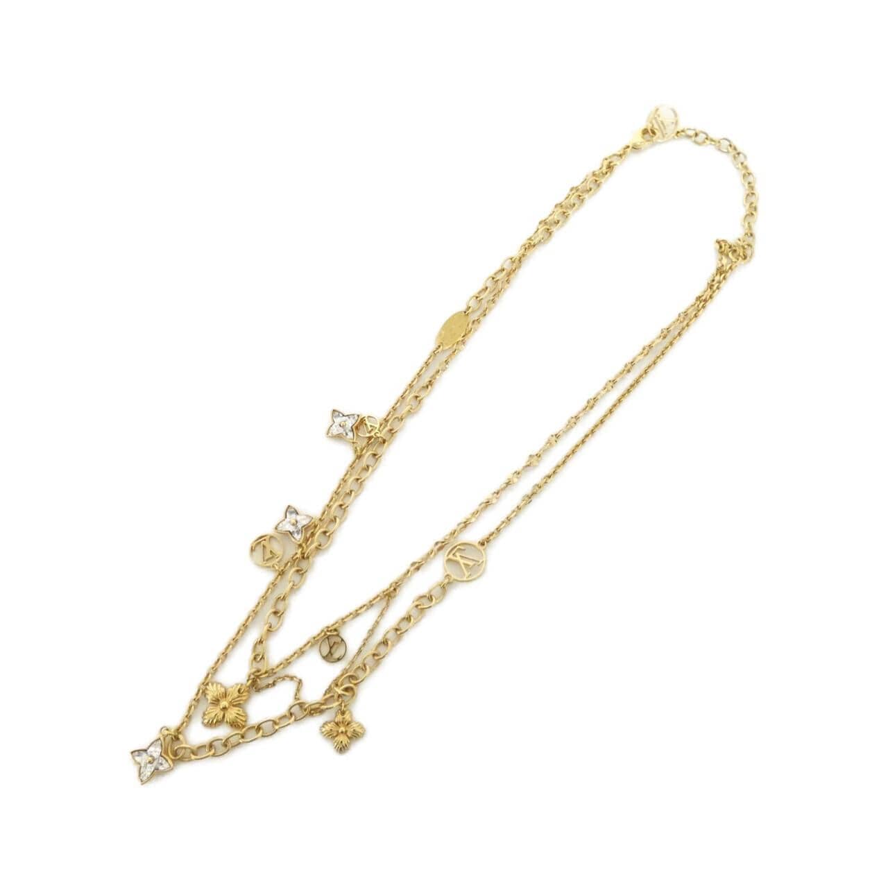 ルイヴィトン コリエ ブルーミング ストラス M68374 ネックレス