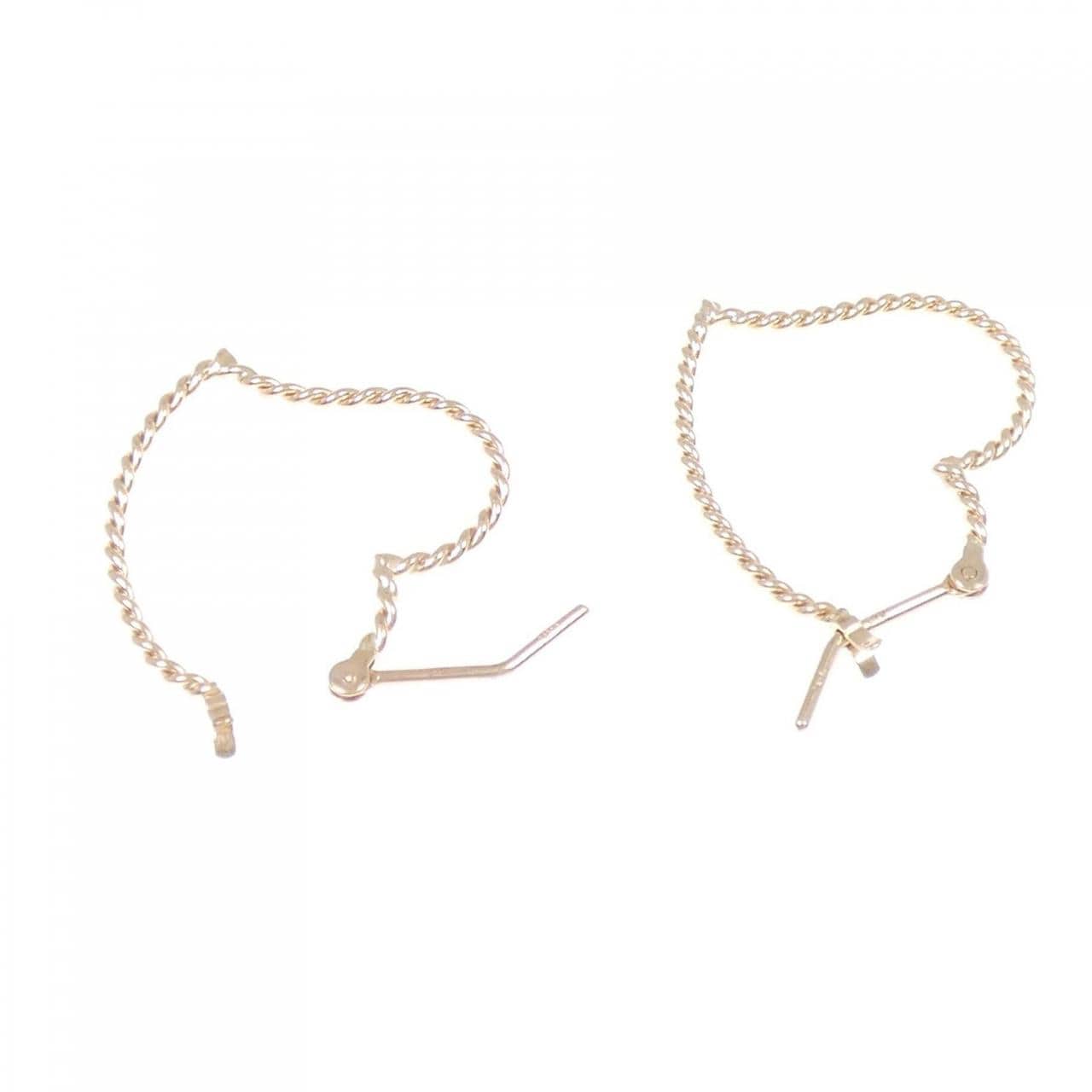 アガット ハート ピアス