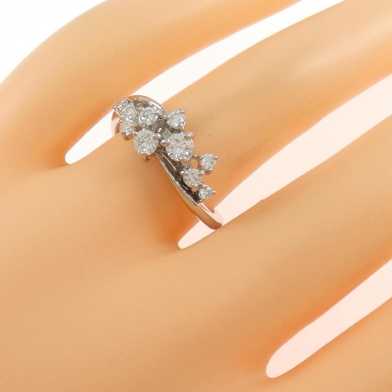 PT900 ダイヤモンド リング 0.52CT