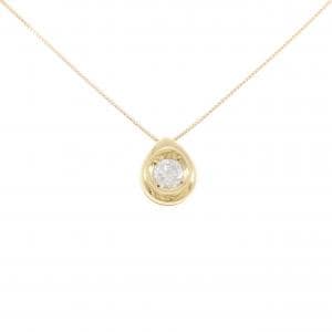 K18YG ダイヤモンド ネックレス 0.37CT