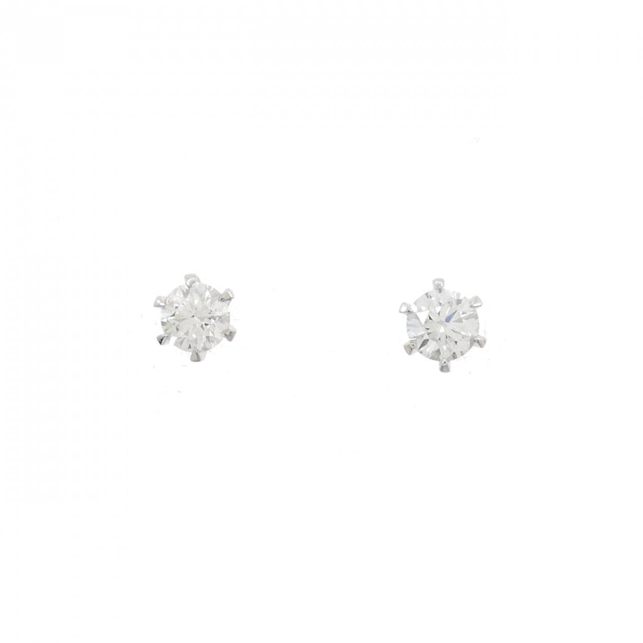 【リメイク】PT900/ST ダイヤモンド ピアス 0.239CT 0.249CT D VS2 EXT H&C