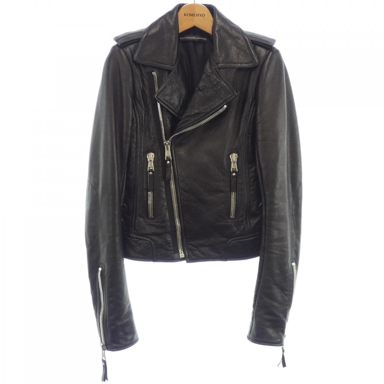 バレンシアガ BALENCIAGA 256302 THC99 レザーライダースジャケット