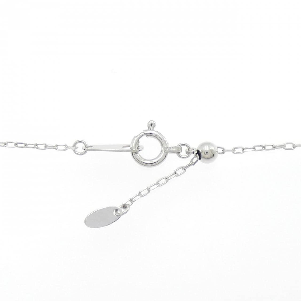 K18WG アクアマリン ネックレス 1.14CT