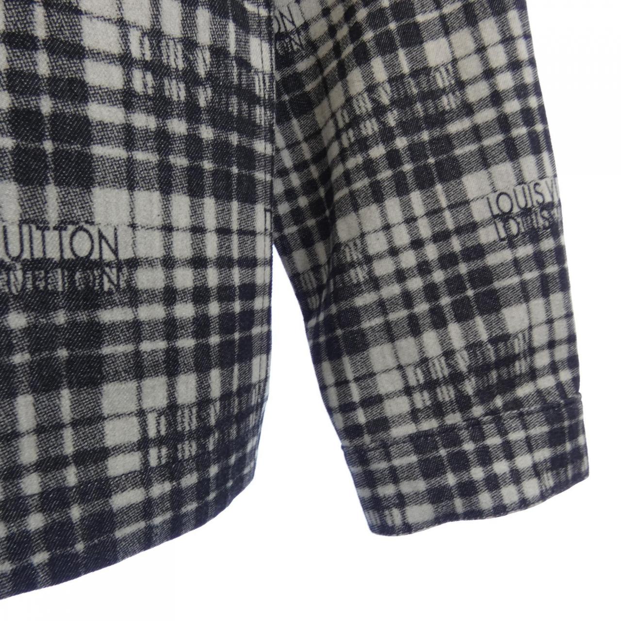 ルイヴィトン LOUIS VUITTON チェックデニムオーバーシャツ HPA90WARA シャツ