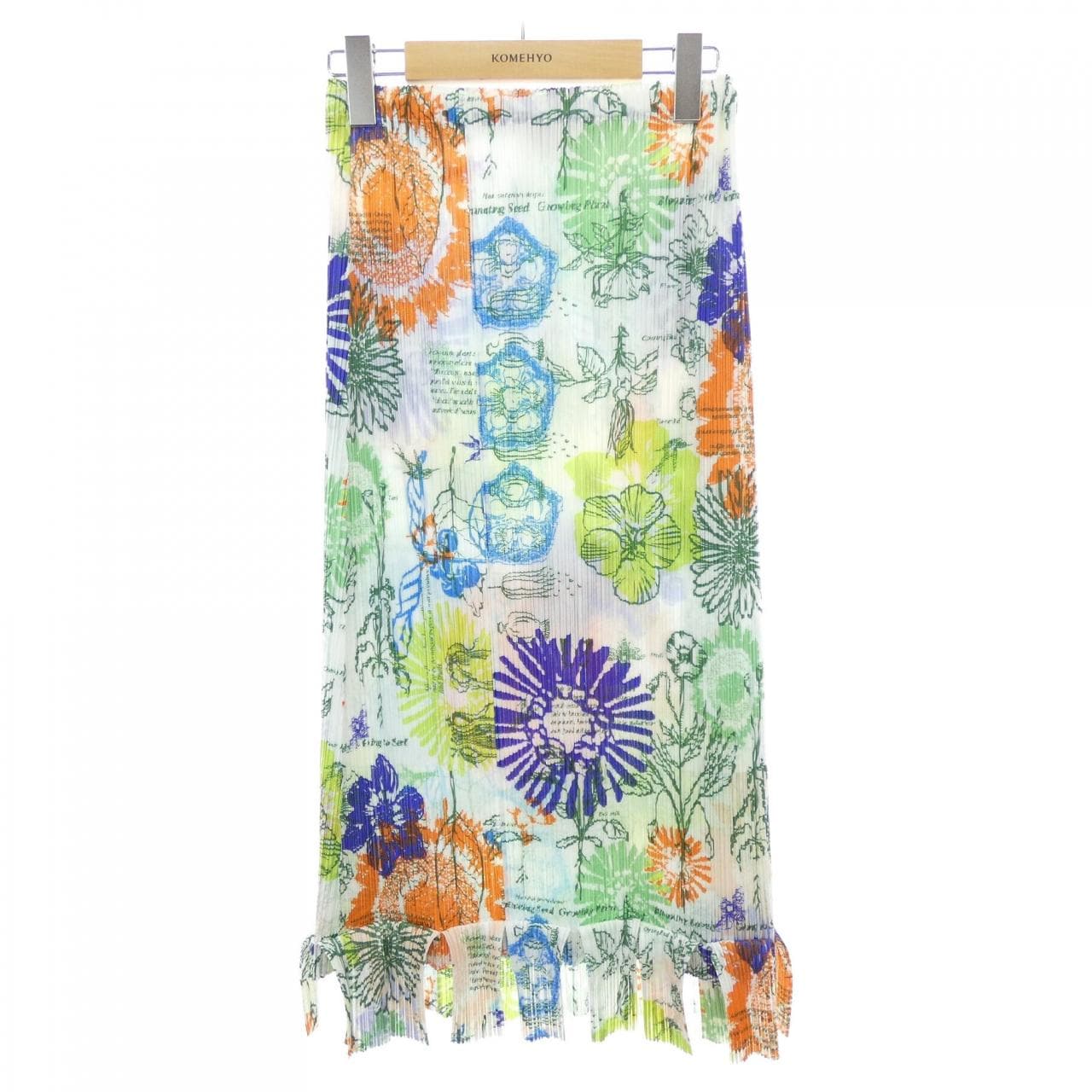 プリーツプリーズ PLEATS PLEASE 2007 フラワー PP71-JG785 7562045 スカート