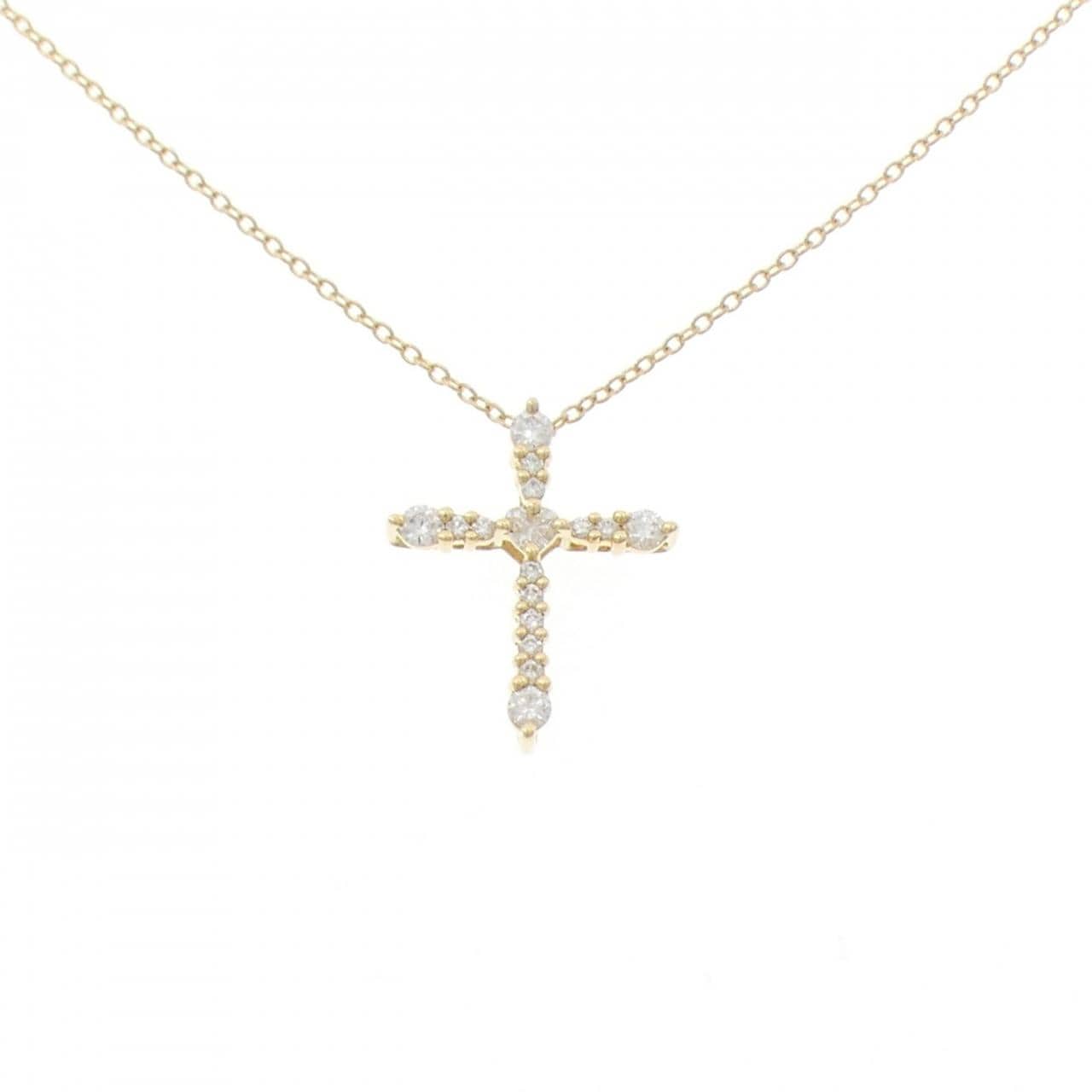 AHKAH Cross Necklace 0.36CT