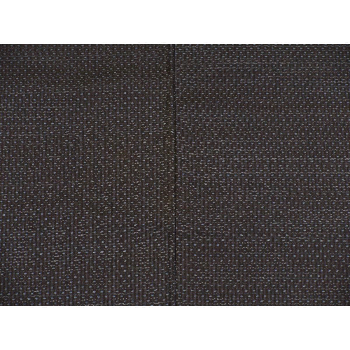 【未使用品】男物【横双大島紬】きもの・羽織　２点セット