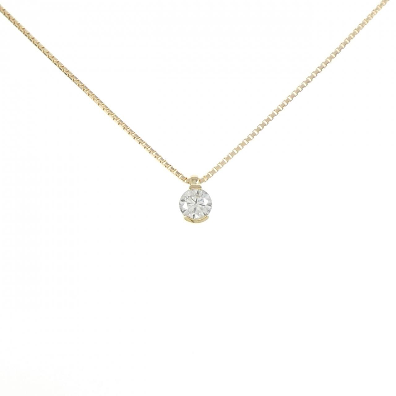 K18YG ダイヤモンド ネックレス 0.34CT