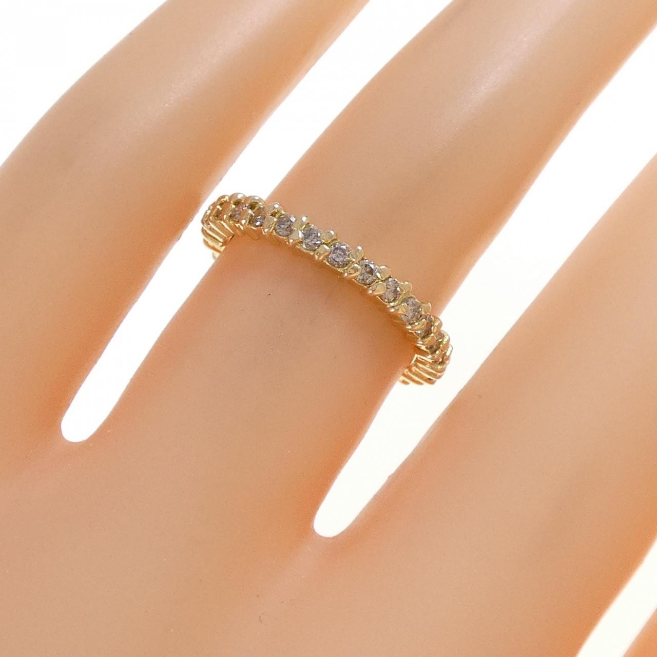 K18YG ダイヤモンド リング