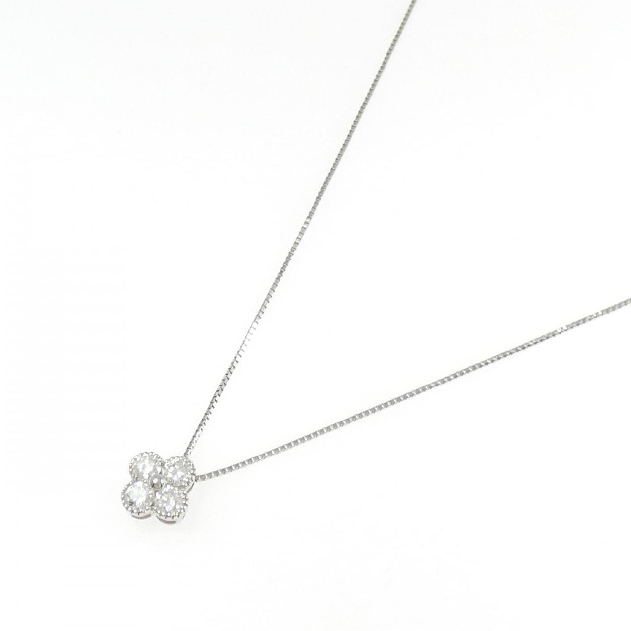 【新品】PT900/PT850 ダイヤモンド ネックレス 0.541CT D VS1-VS2 VG-GOOD