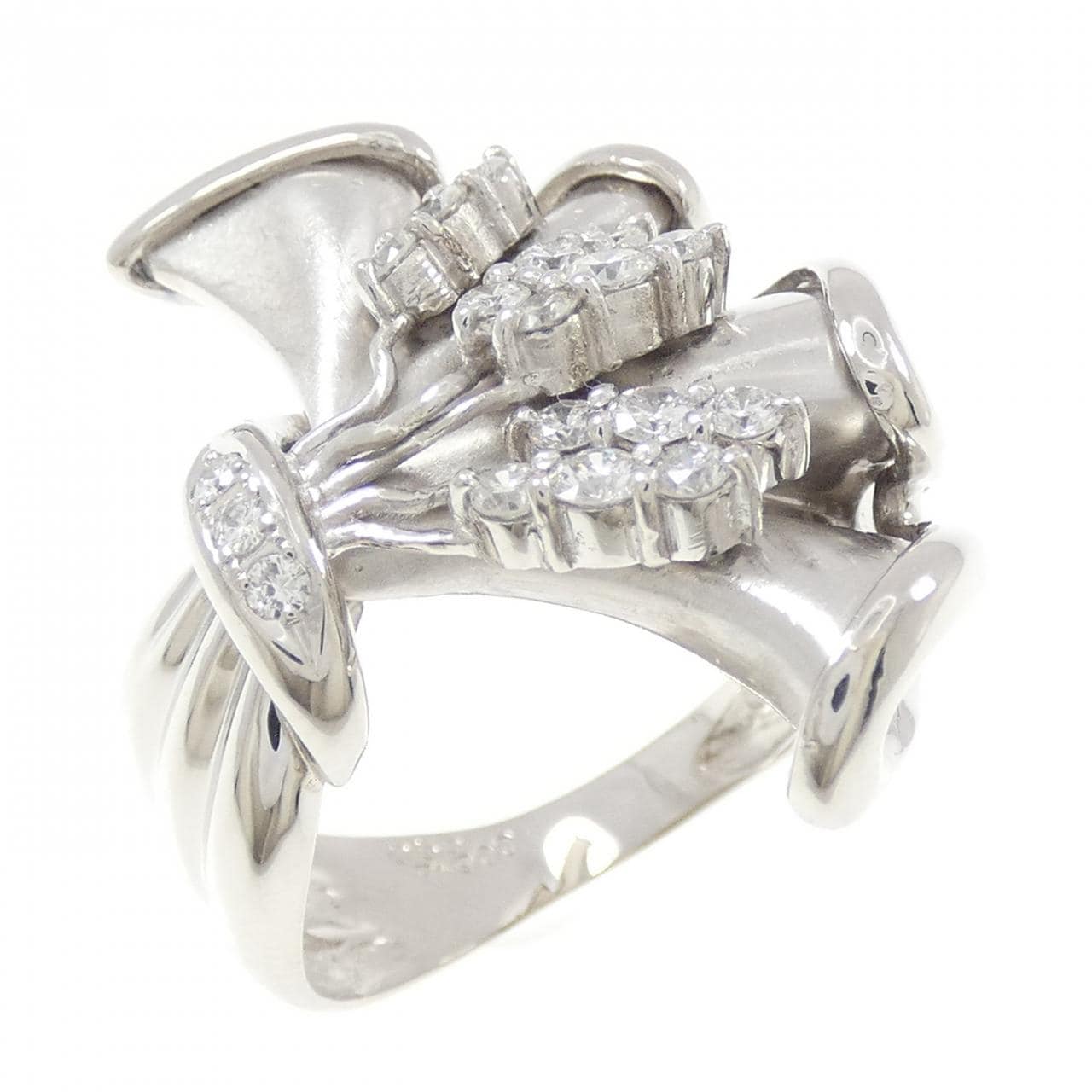 PT900 ダイヤモンド リング 0.65CT