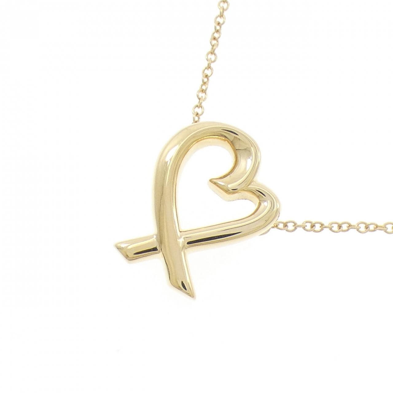 ティファニー ラビングハート スモール ネックレス