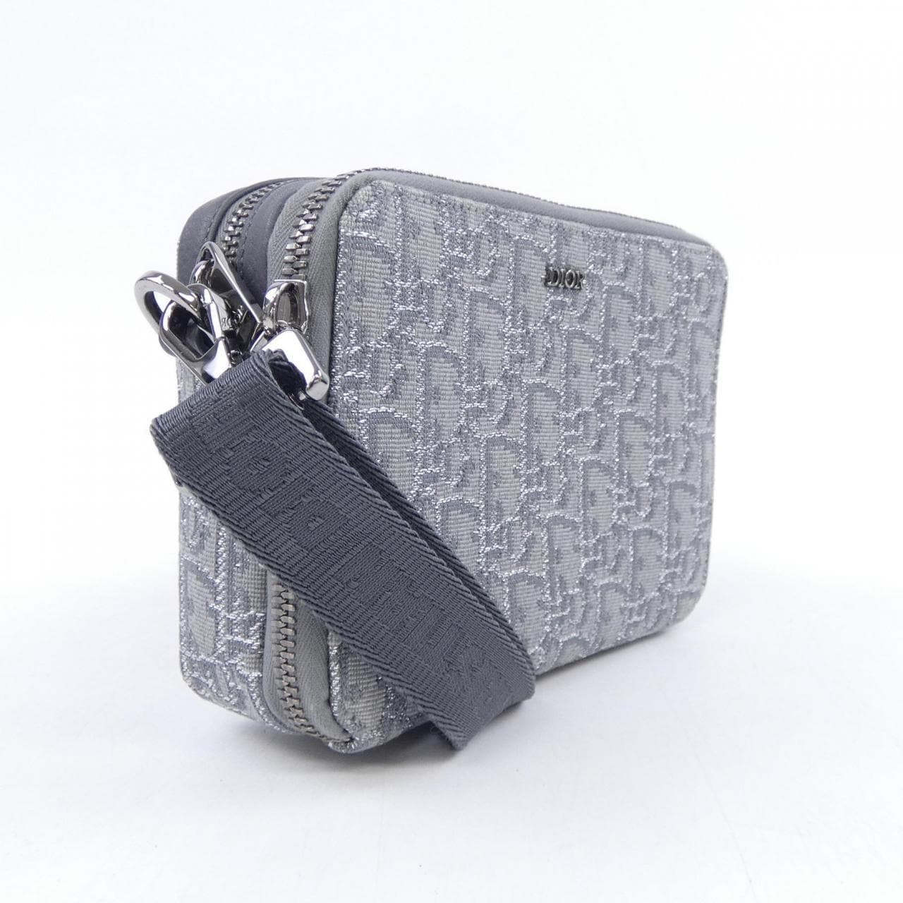 ディオール DIOR ストラップ付きジップポーチ オブリークジャカード 2OBBC119YSE BAG