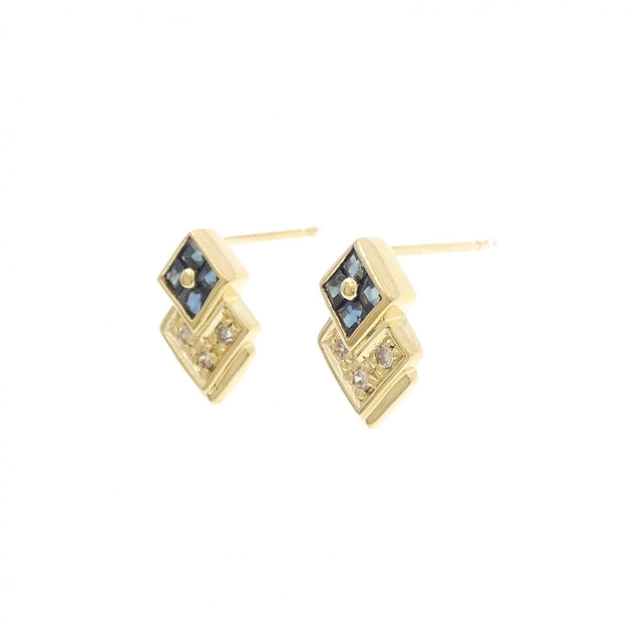 K18YG サファイヤ ピアス 0.52CT