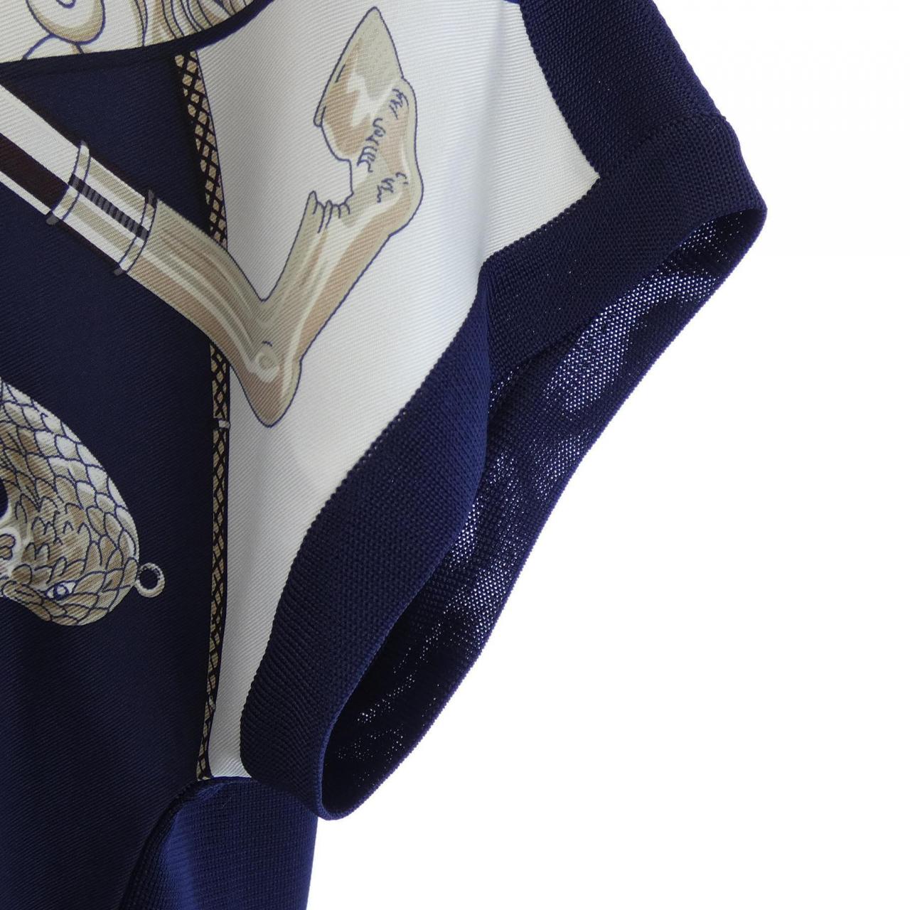 エルメス HERMES CANNES ET CANNES *17-7769 ツイルレーヌ ワンピース