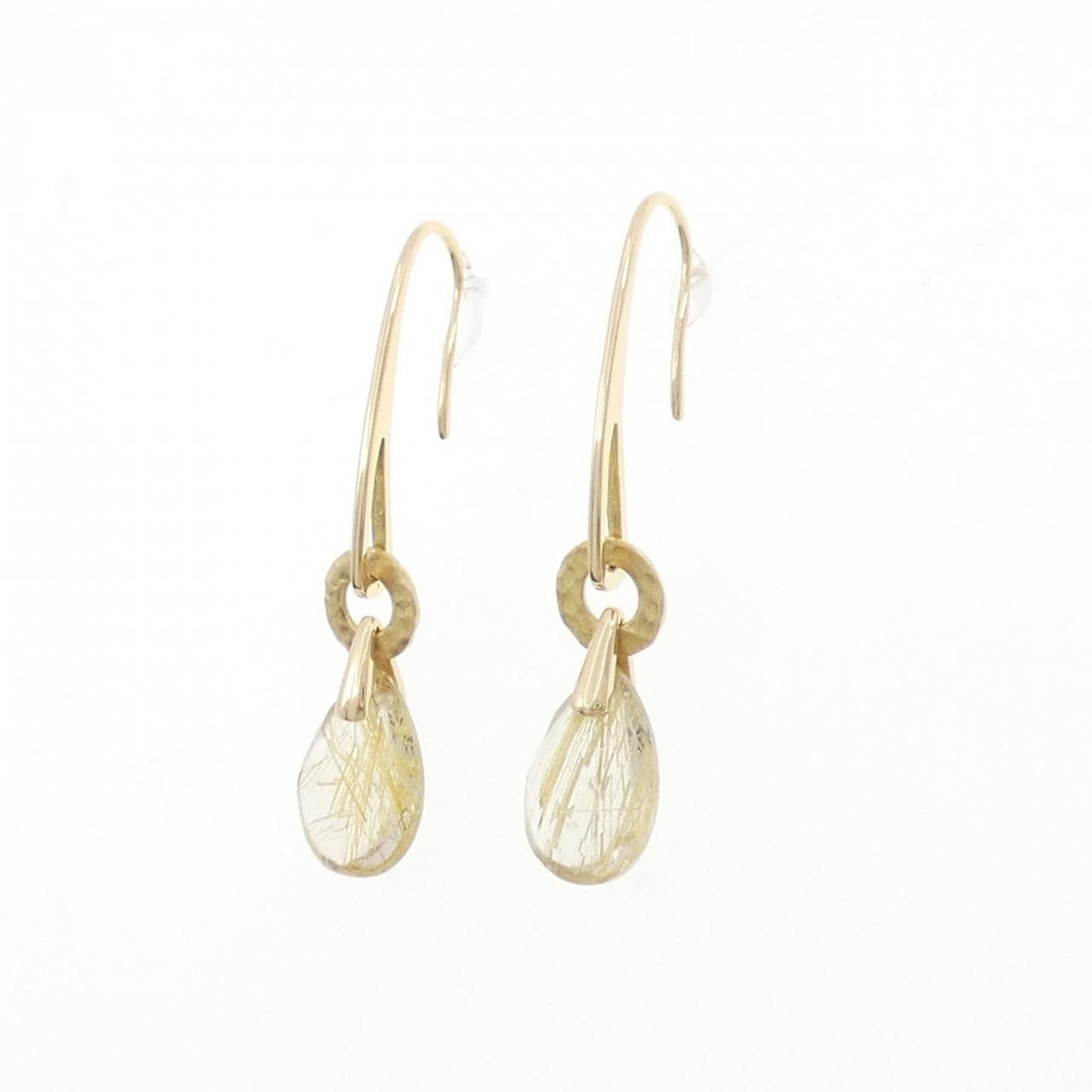 スタージュエリー ルチルクオーツ ピアス