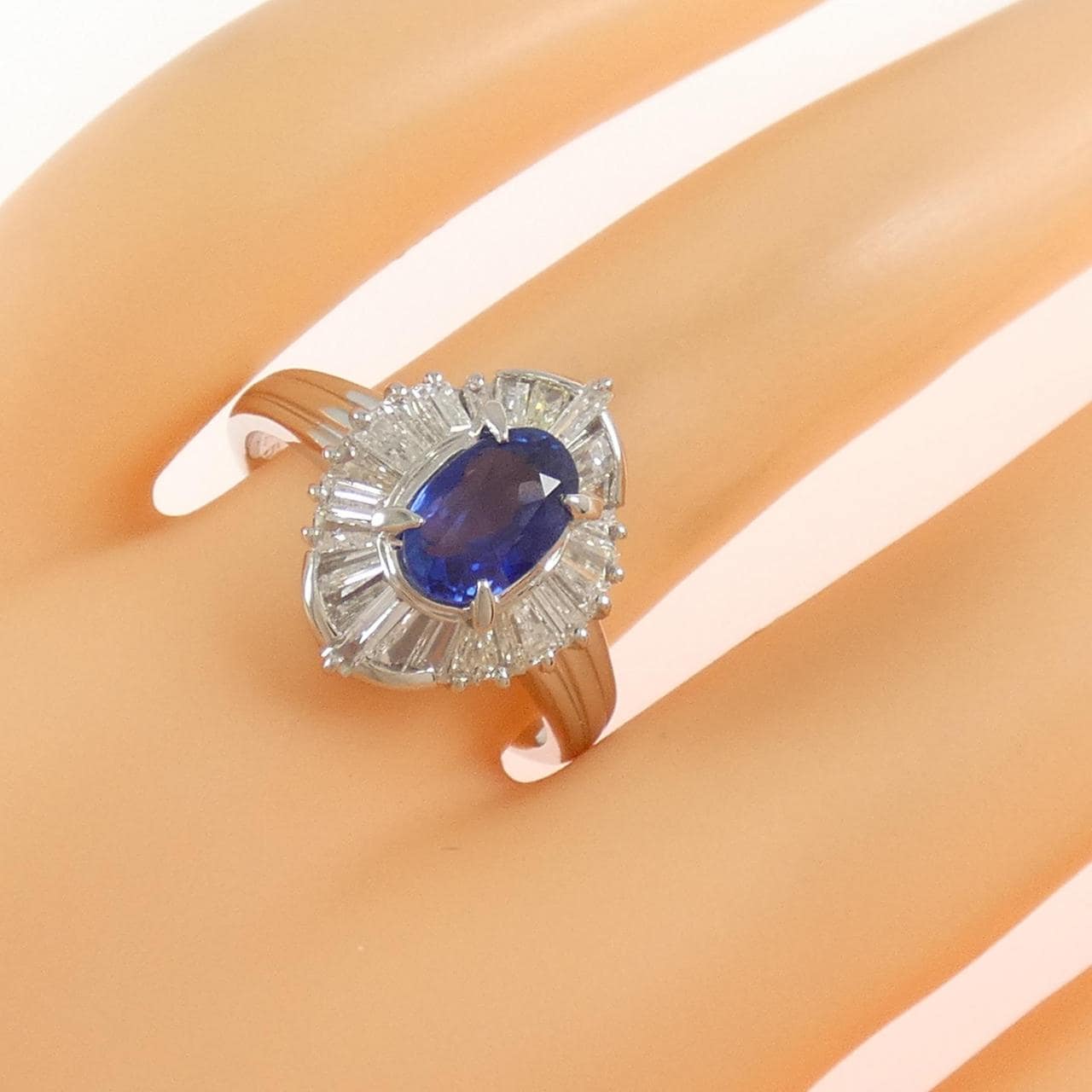 PT900 サファイヤ リング 1.45CT