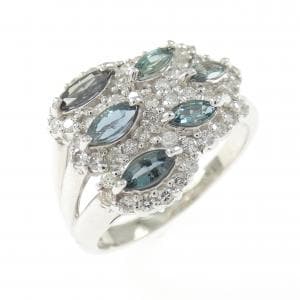 K18WG アレキサンドライト リング 0.71CT