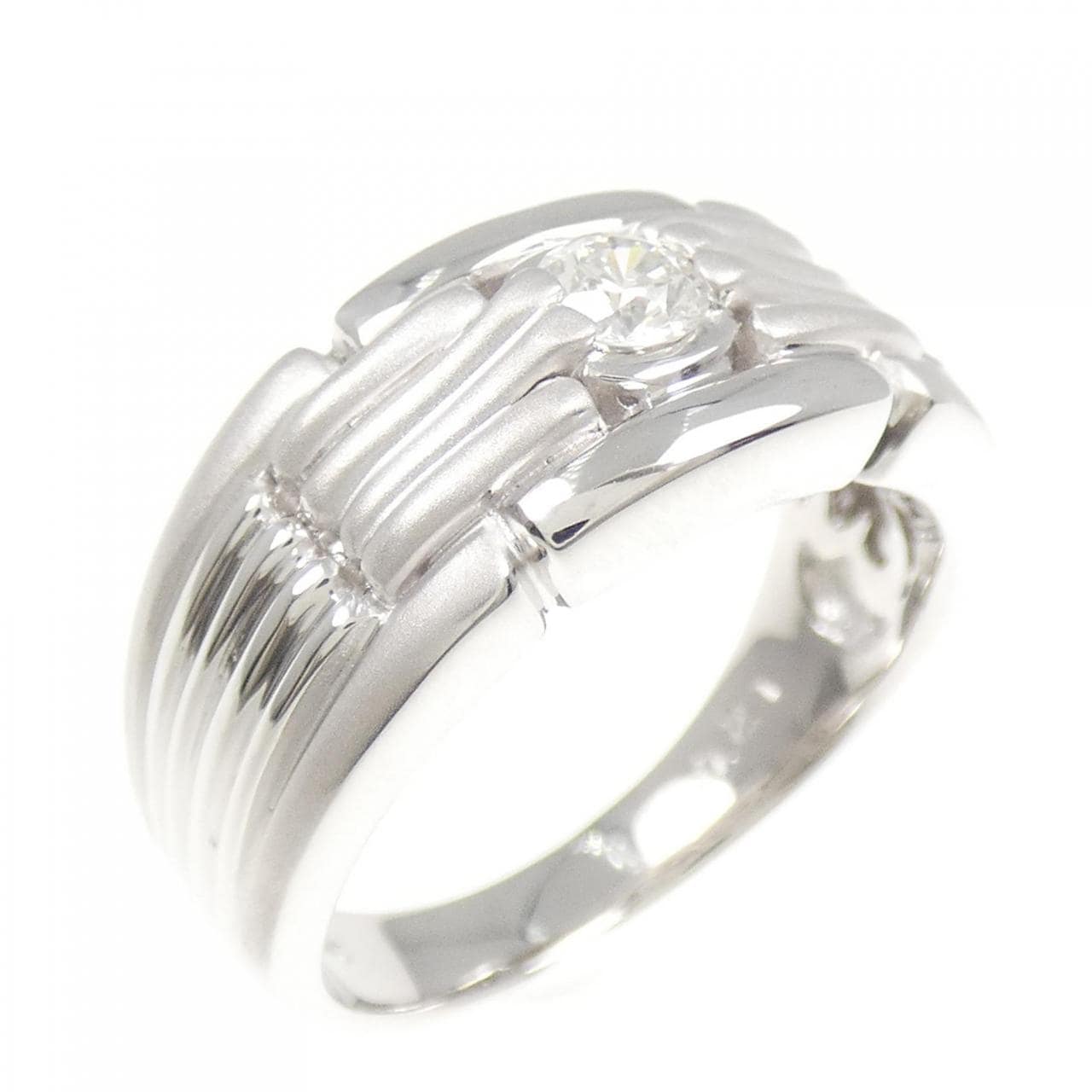 K18WG ダイヤモンド リング 0.21CT