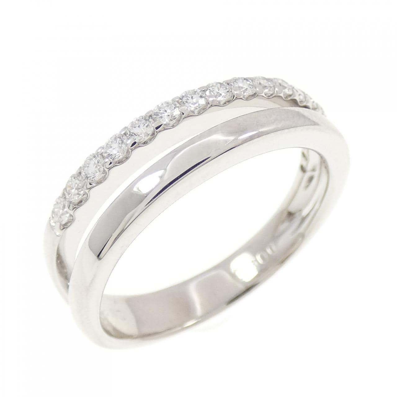 K18WG ダイヤモンド リング 0.28CT