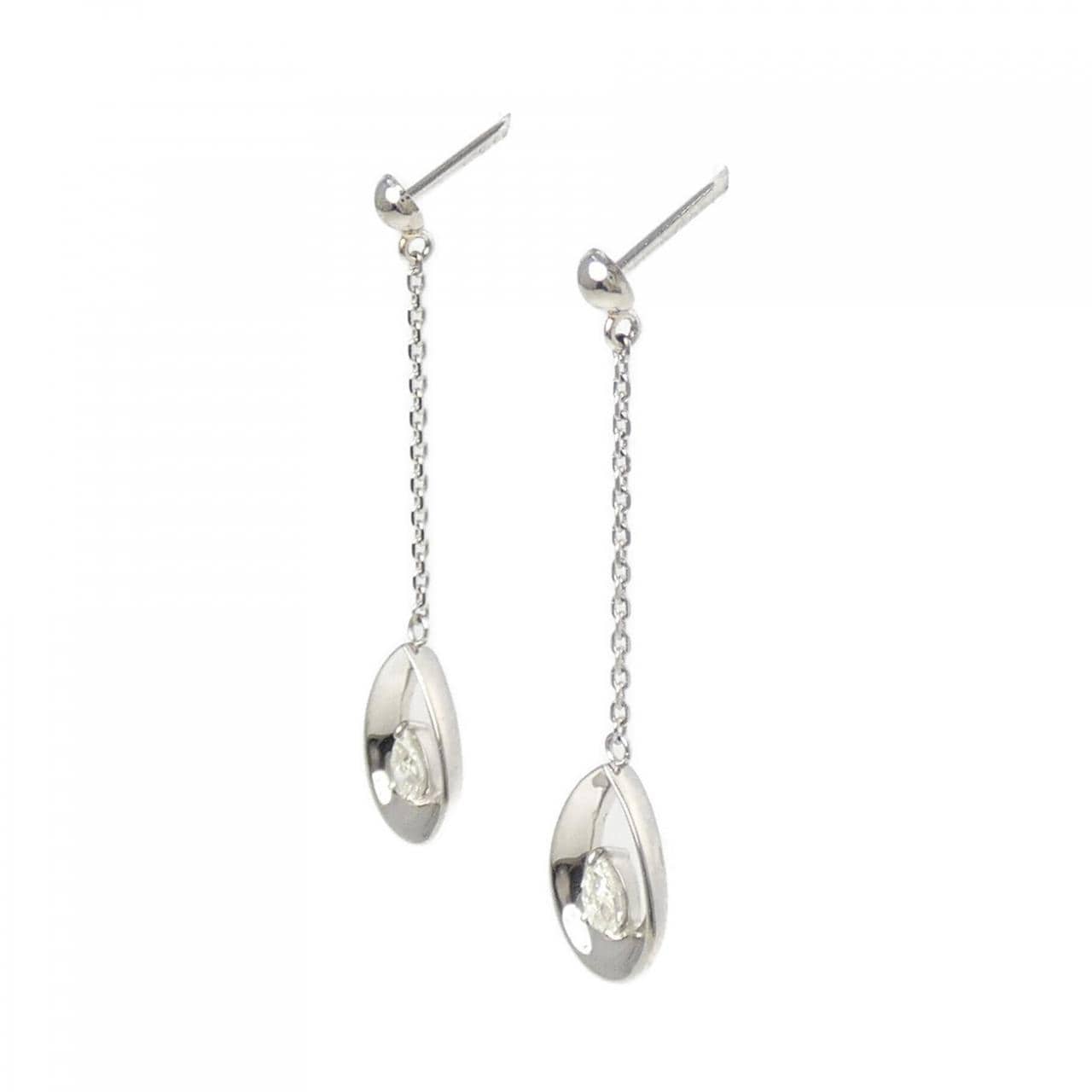 【新品】PT900 ダイヤモンド ピアス 0.12CT