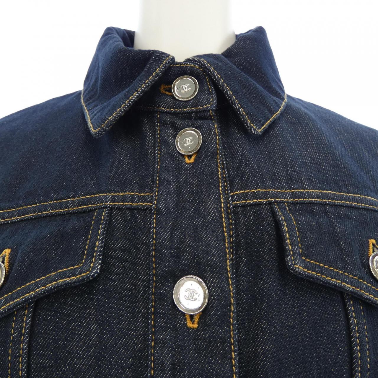 CHANEL CHANEL LOOK42 P78799V71012 Denim Jacket