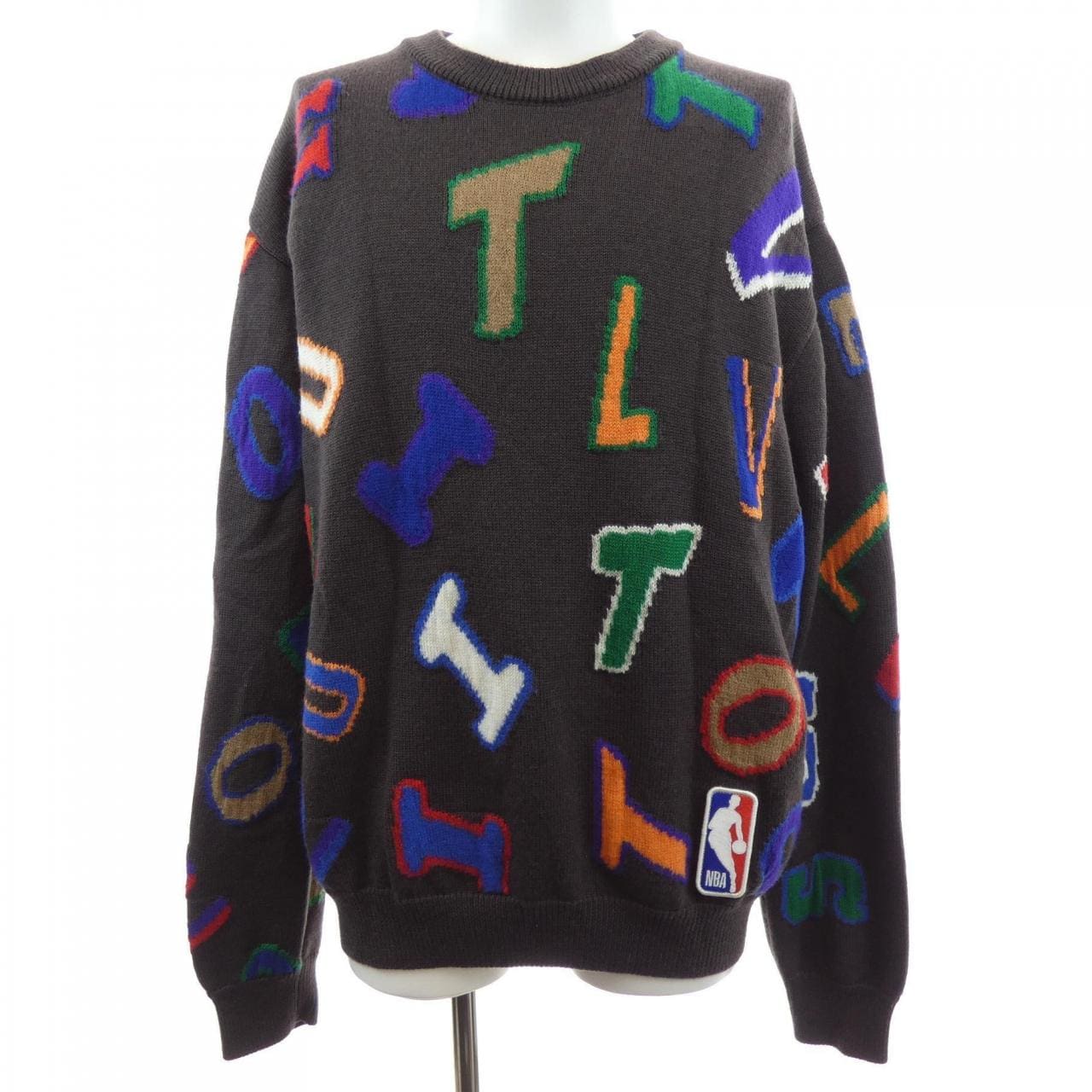 ルイヴィトン LOUIS VUITTON NBAレタークルーネック HLN10WZLL ニット