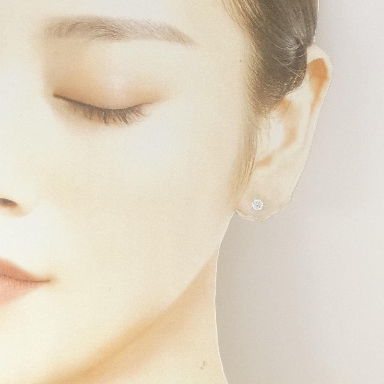 【リメイク】PT900/ST ダイヤモンド ピアス 0.252CT 0.269CT D VVS1 EXT-VG