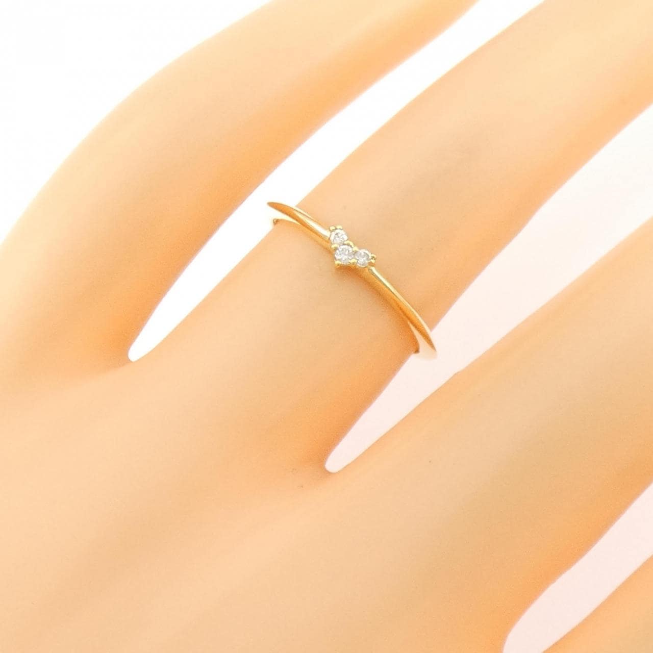 アガット ダイヤモンド リング 0.03CT