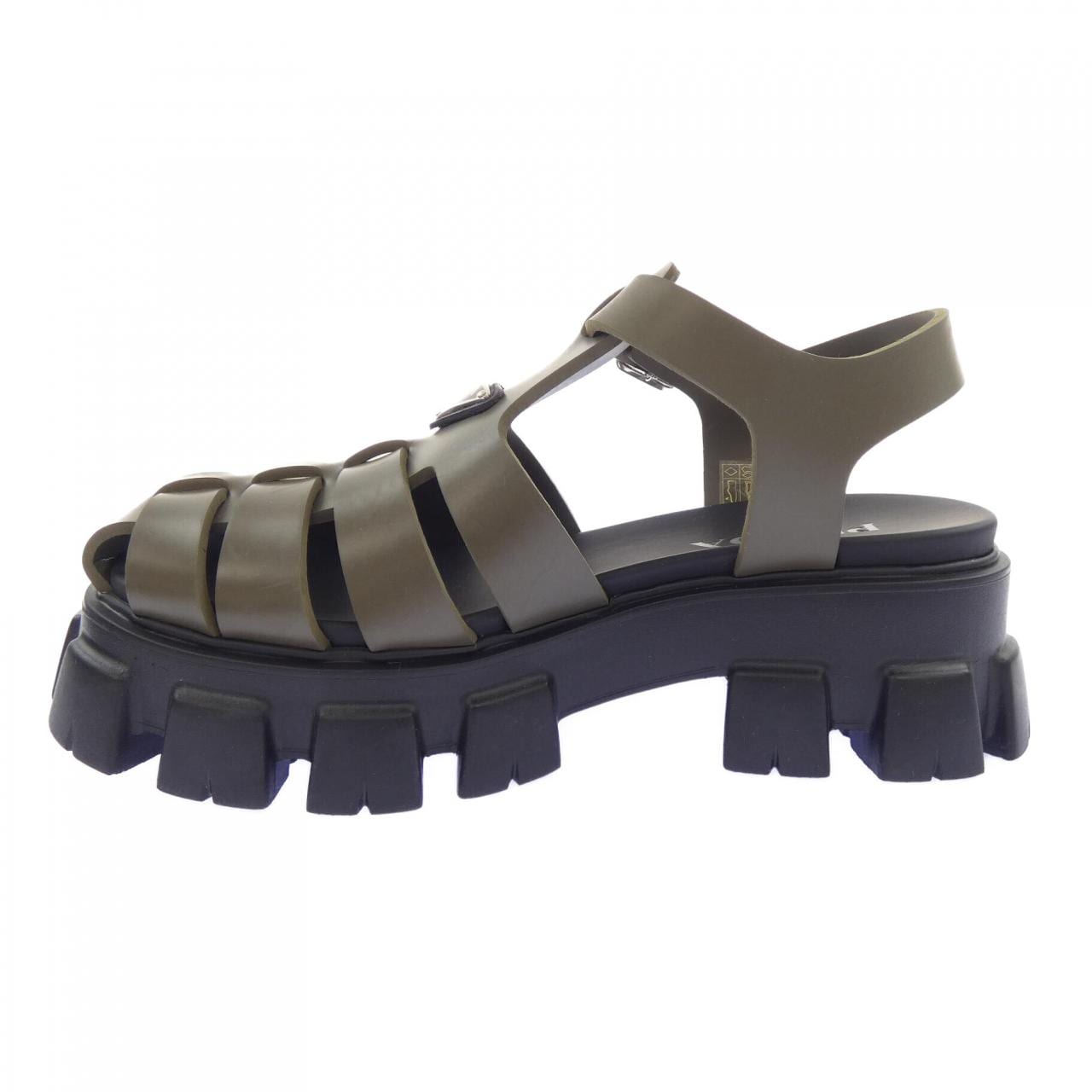プラダ PRADA モノリス ラバーサンダル  トライアングルロゴ 2X3083 サンダル