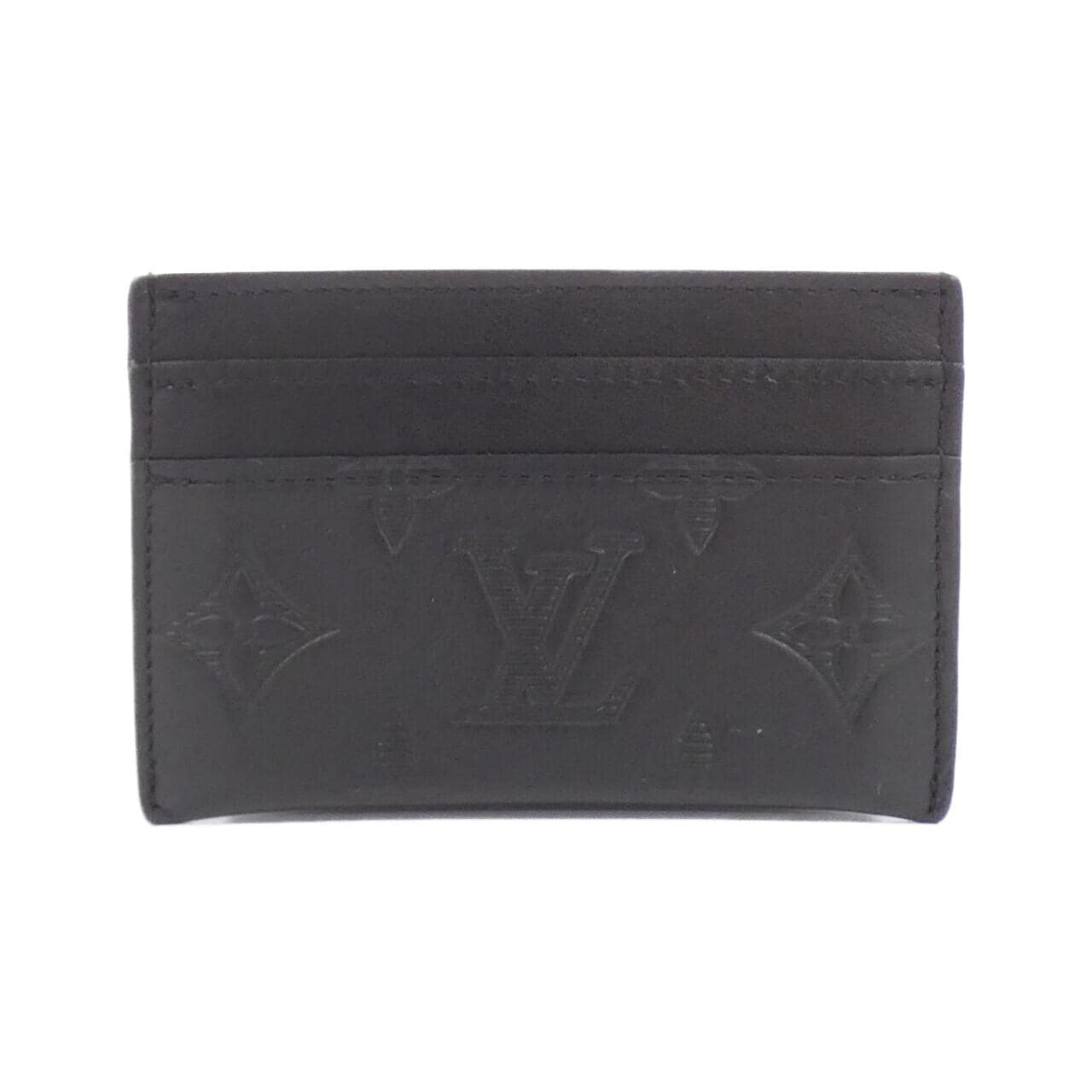 LOUIS VUITTON Monogram Shadow Porto Cult Double M81415 Card Case