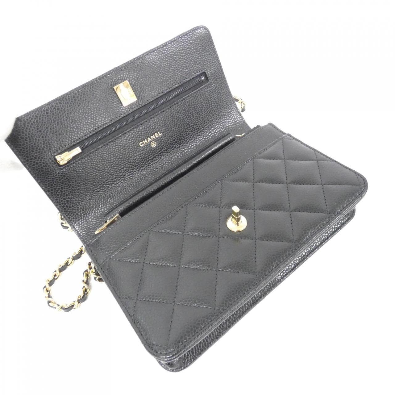 【未使用品】シャネル AP4241 チェーンウォレット