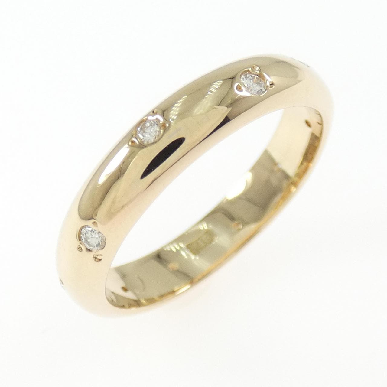 K18YG ダイヤモンド リング 0.13CT