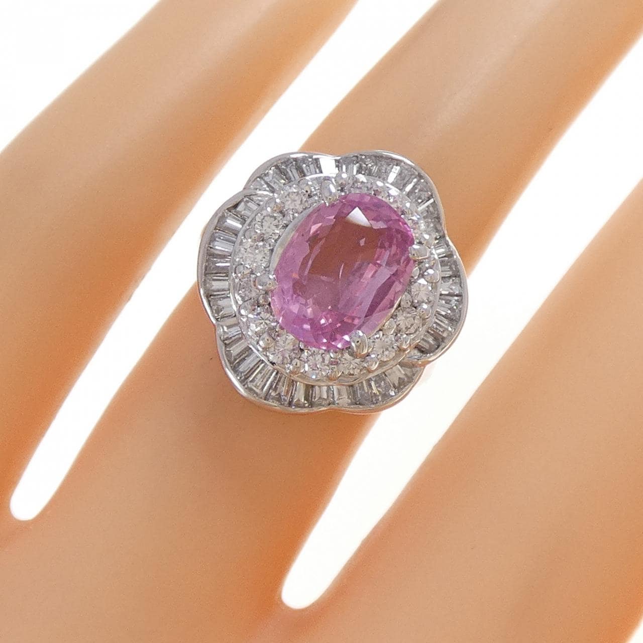 PT900 非加熱 サファイヤ リング 2.59CT スリランカ産