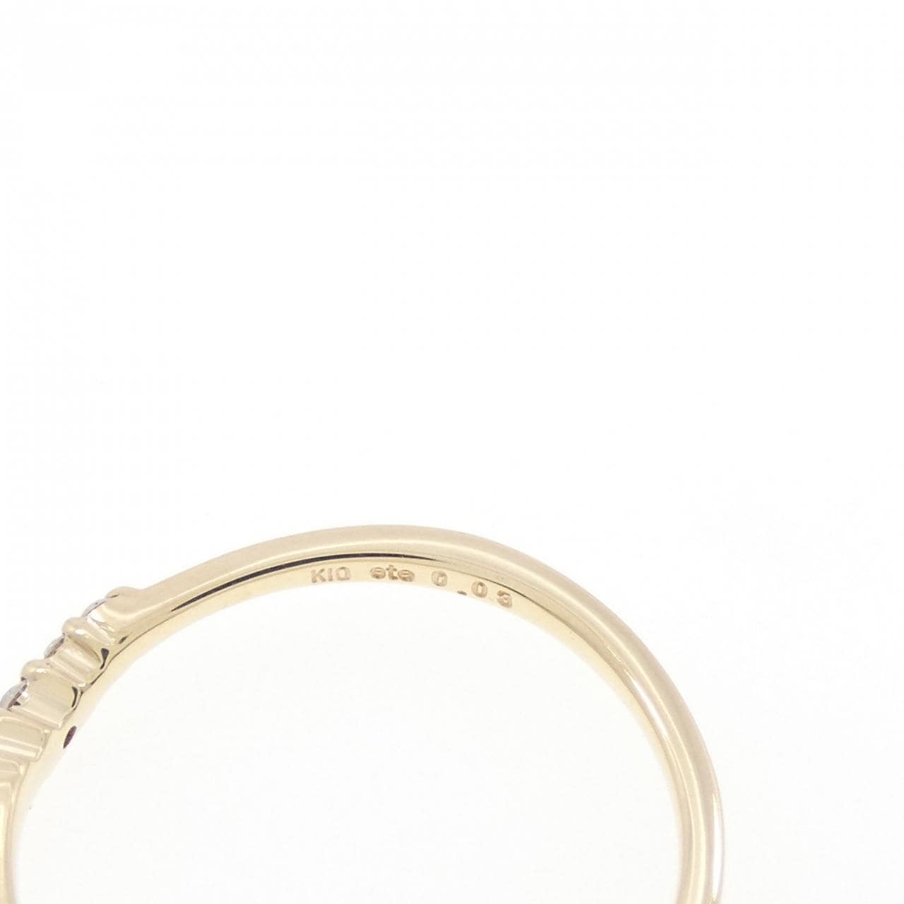 Ete钻石尾戒0.03 克拉