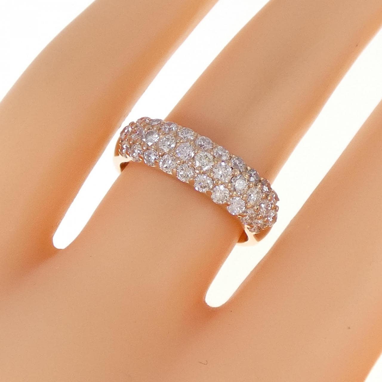 K18PG ダイヤモンド リング 1.00CT