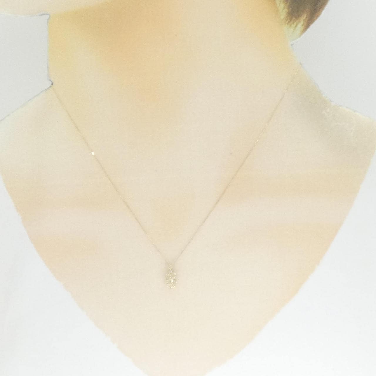【新品】K18YG ダイヤモンド ネックレス 0.20CT