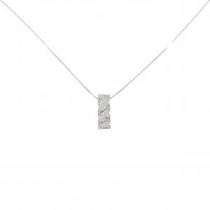 K18WG ダイヤモンド ネックレス 0.35CT