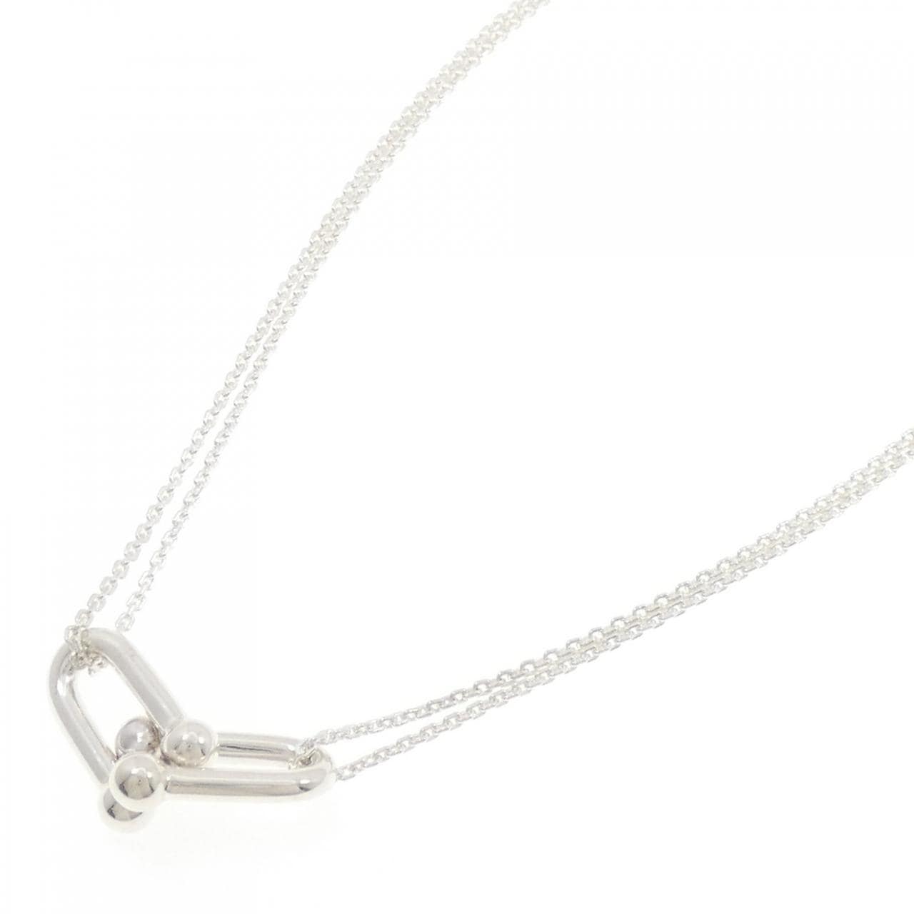 【新品】ティファニー ハードウェア ラージ ダブル リンク ネックレス