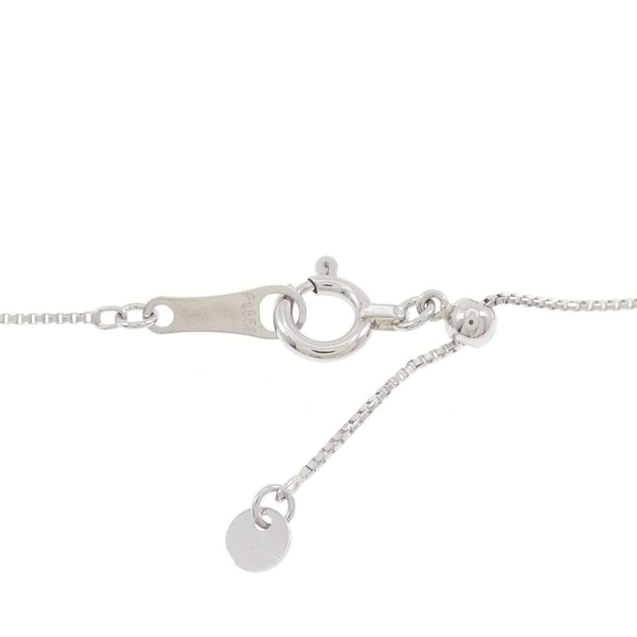 PT900/PT850 Flower Diamond Necklace 0.30CT