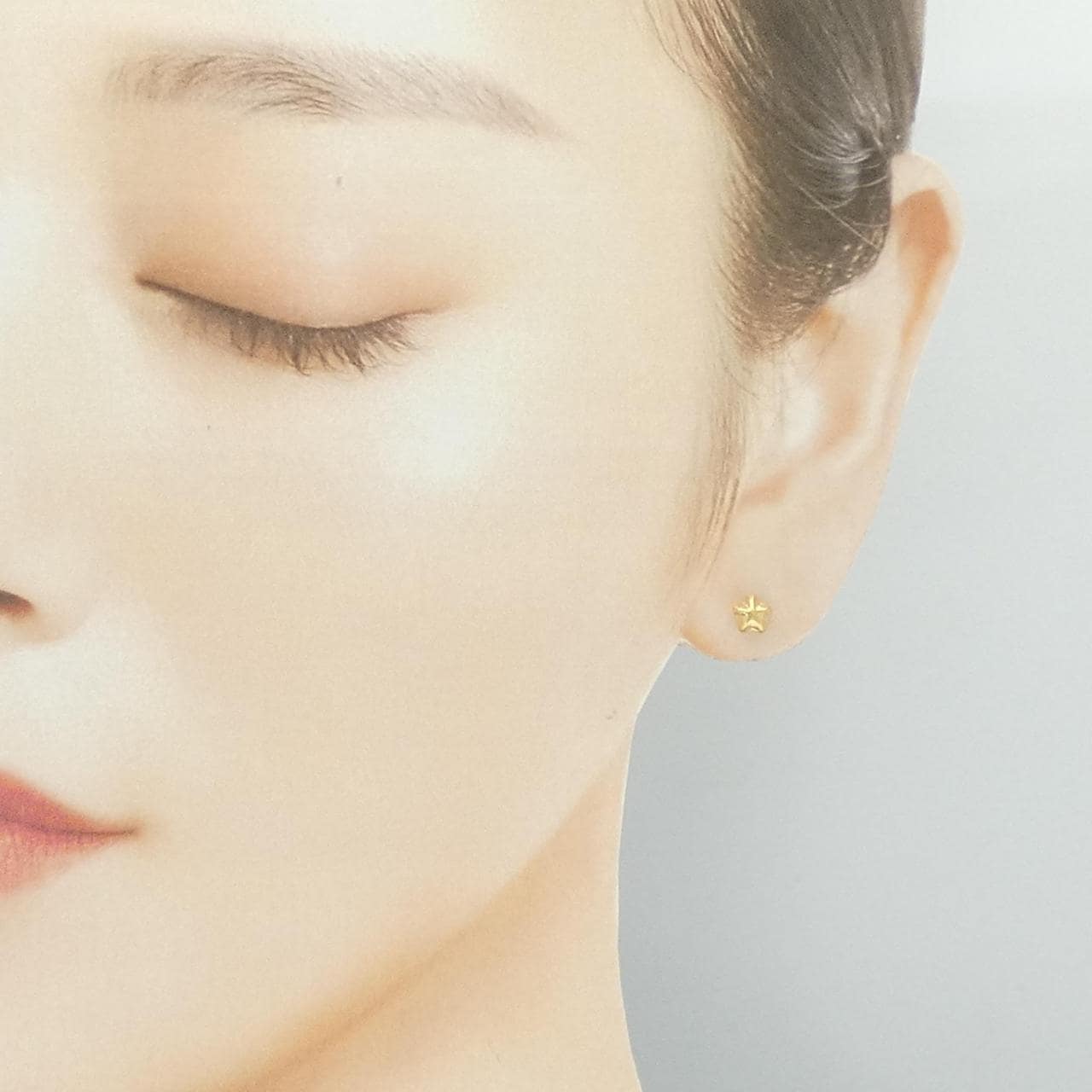 【新品】K18YG スター ピアス