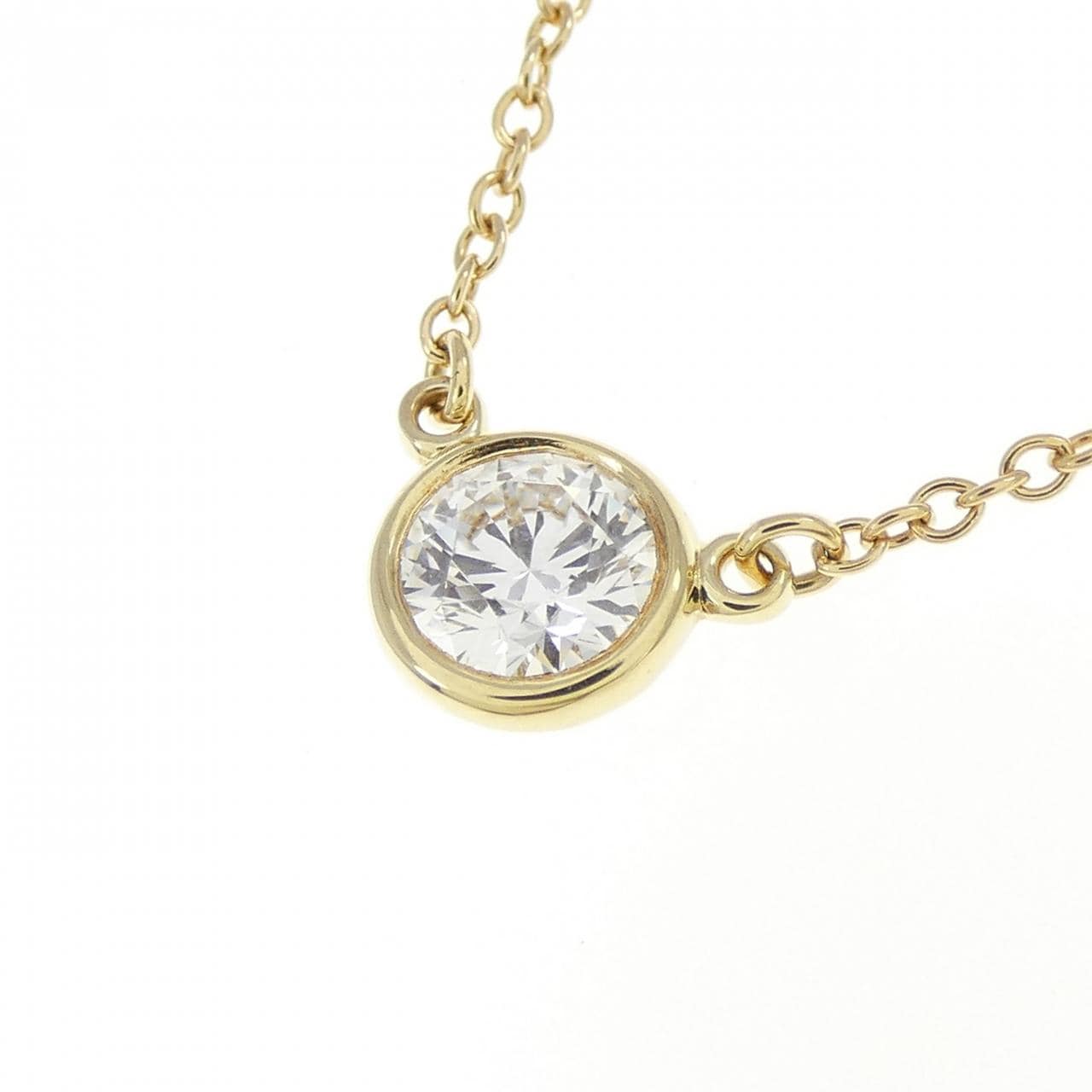 ティファニー バイザヤード ネックレス 0.28CT G VVS2 EXT