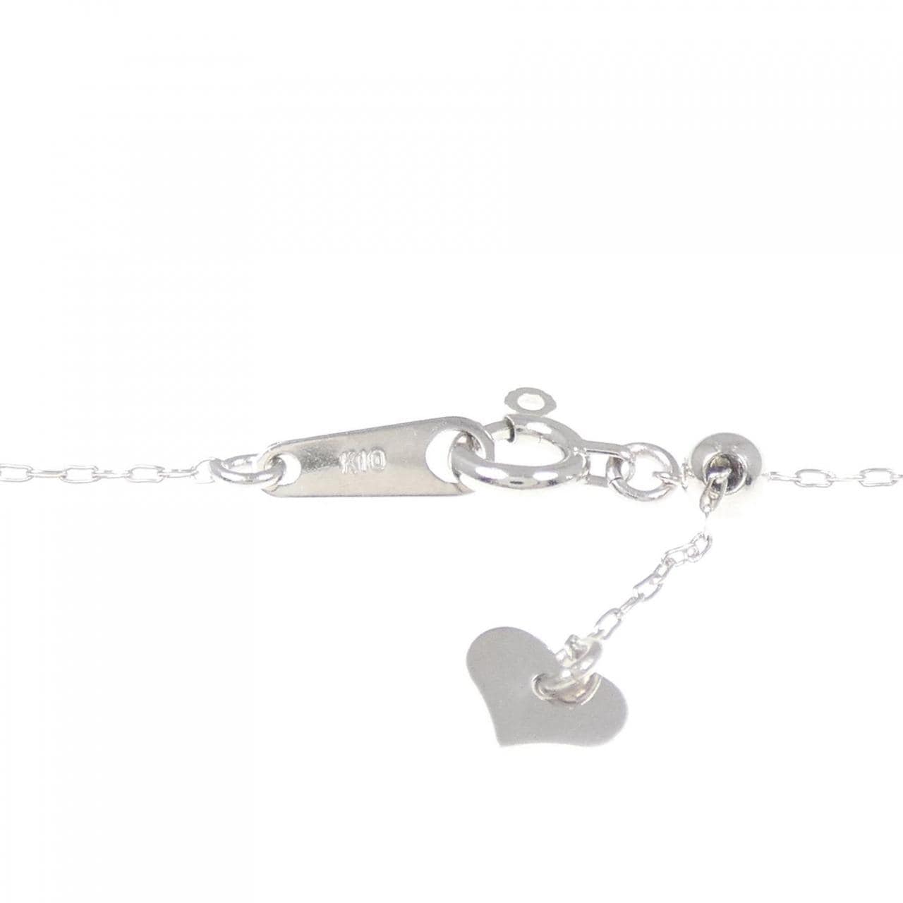 K10WG ダイヤモンド ネックレス 0.15CT