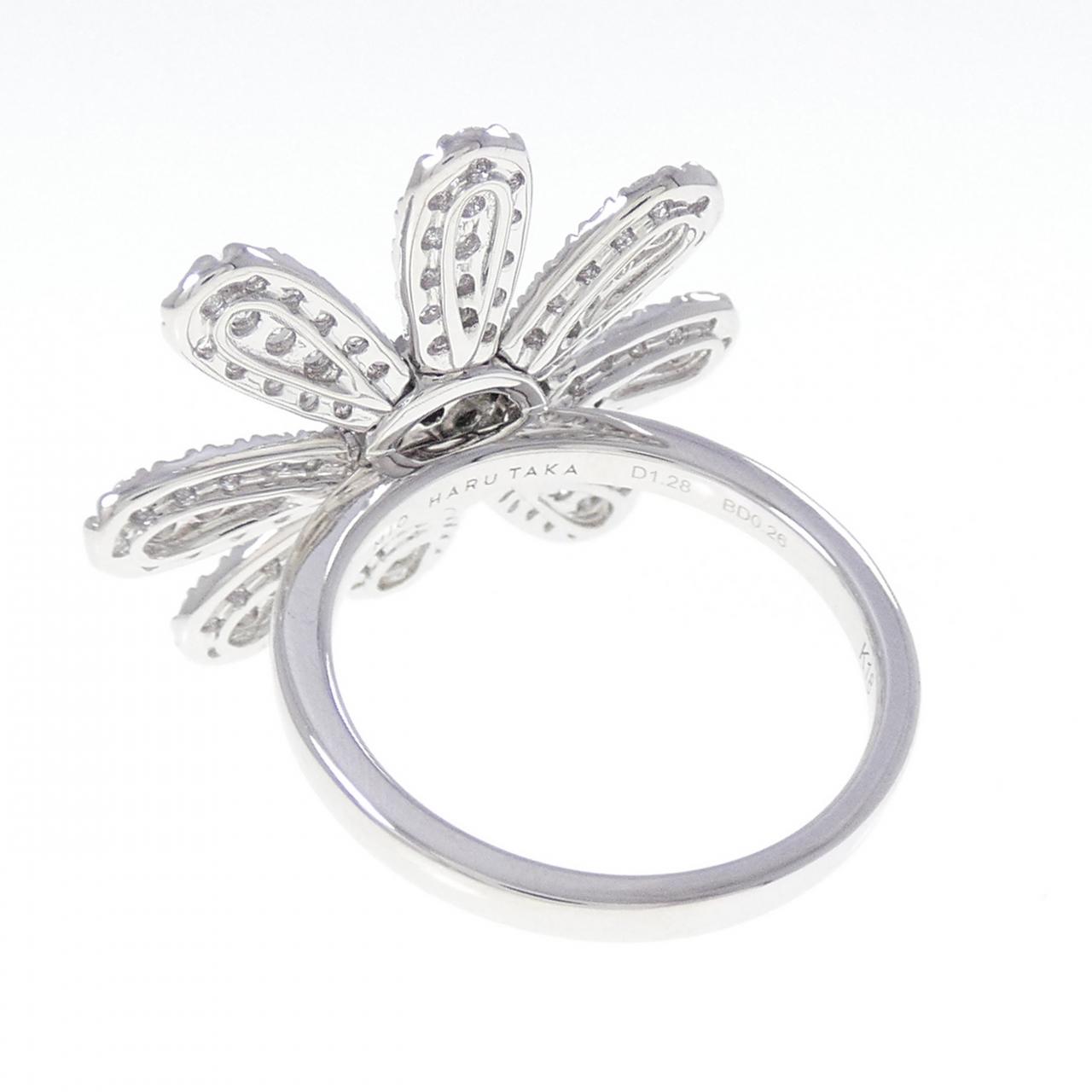 ミオ ハルタカ フラワー ダイヤモンド リング 1.28CT