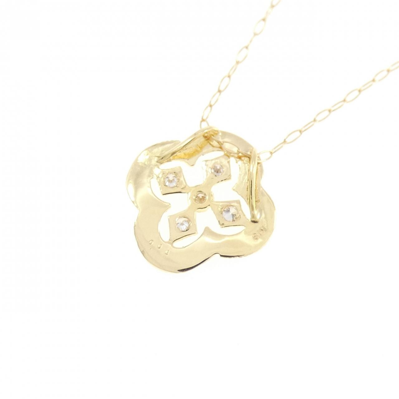 K18YG ダイヤモンド ネックレス 0.03CT