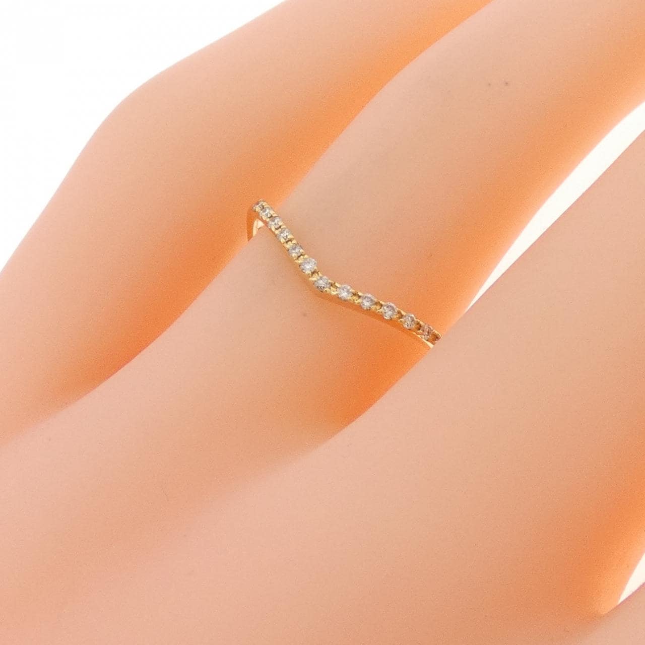 アガット ダイヤモンド リング 0.06CT