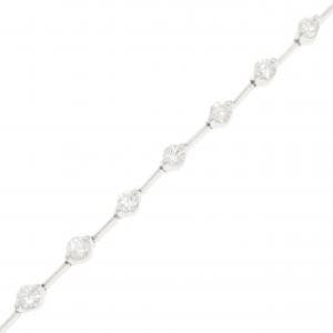 K18WG ダイヤモンド ブレスレット 2.50CT
